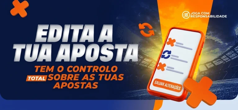 Ecrã do Editor de Apostas Bantubet com opções de editar seleções