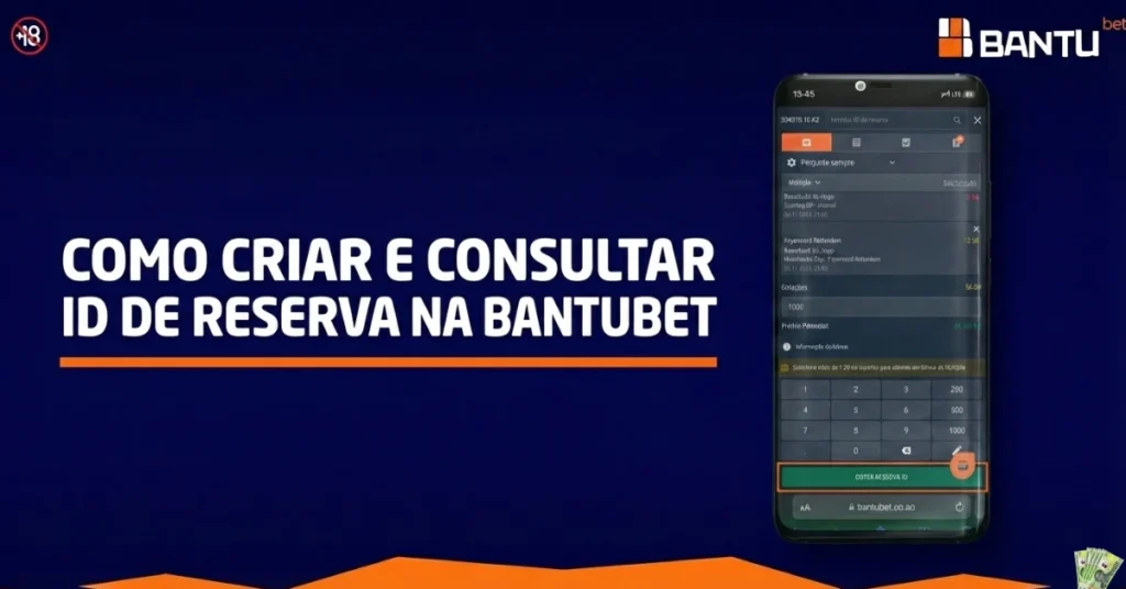 Capa do artigo: como criar e consultar id de reserva na bantubet passo a passo